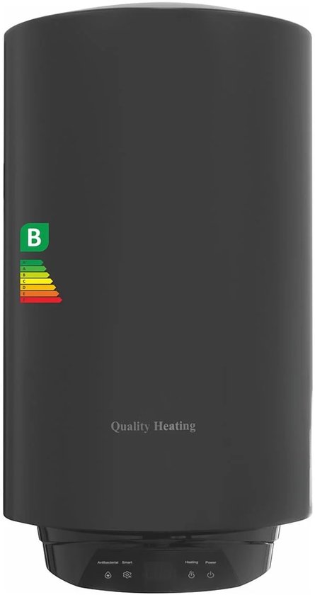 Chauffe-eau électrique à double réservoir 50 litres QH V2 avec commande numérique - classe énergétique B - économe en énergie