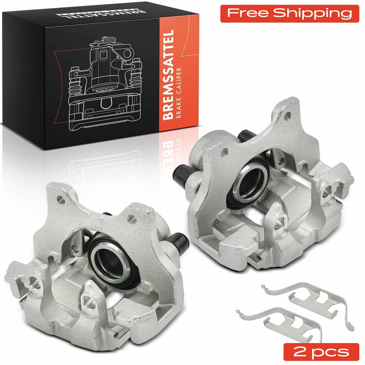 Frankberg 2x Remklauw Achteras voor BMW 3er E90 E93 E92 E91 E84