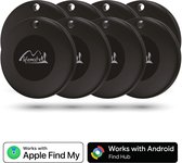 Lifemate Life Tag Duo - Compatibel met iOS Zoek mijn of Android / Google Vind Plek - Android Bluetooth Tracker - Apple Bluetooth Tracker - 100 dB - Tracker Apple iPhone & Android - 8 Pack
