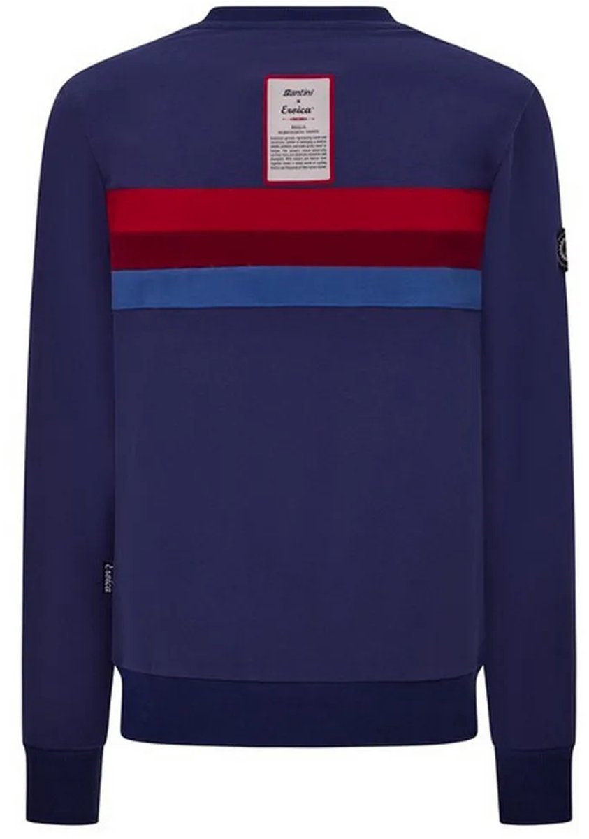 Santini Eroica Timo Sweatshirt Blauw