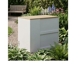 Wasmachinekast 93,5x60x88,5 cm – Opbergkast - Wit - Medahomestore