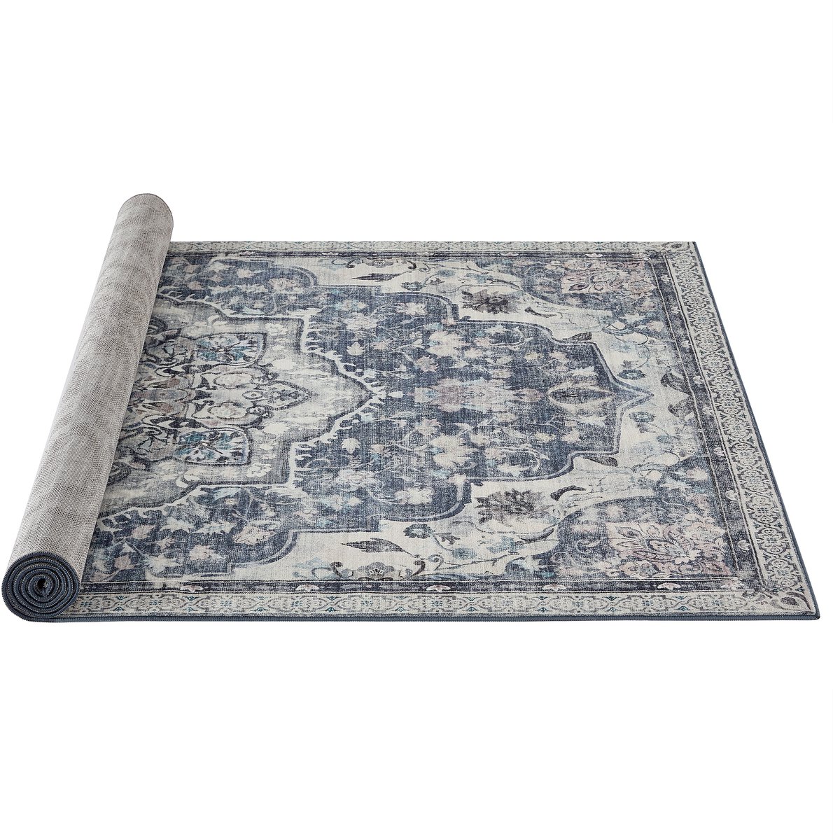 SONGMICS HOME - Tapijt - Vintage Vloerkleed - Wasbaar en Antislip - Voor Woonkamer Slaapkamer Keuken
