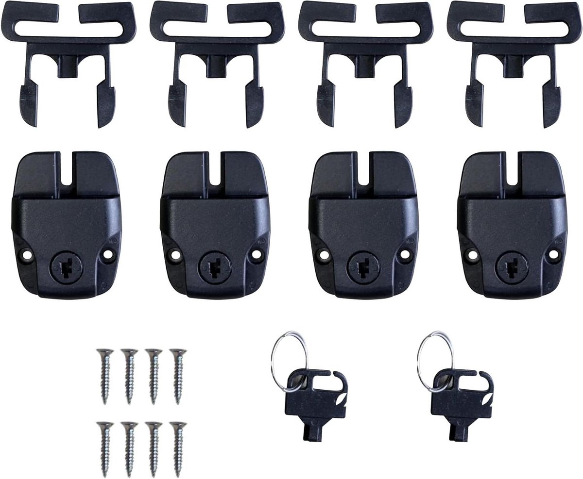 Spa Cover Clips - Hot Tub Bevestiging - Veilige Afdekking - Set van 4 Clips - 5 x 3 cm