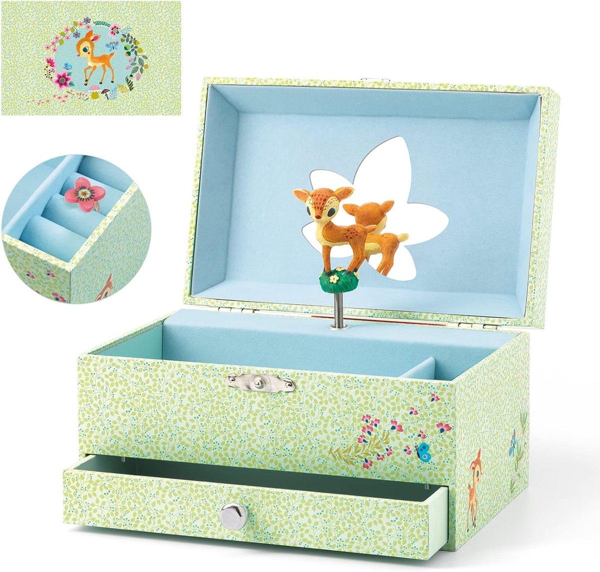 Muzikale Doos - Speelgoed Doos - Kinderkamer Decoratie - Houten Constructie - Rechthoekig - Gemengd
