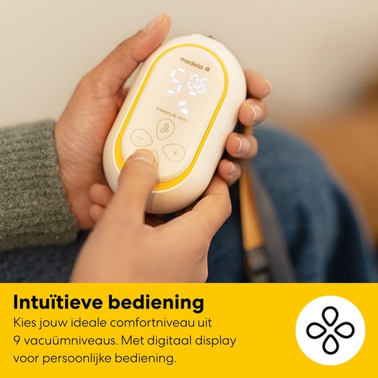 Medela Freestyle Mini Mains Libres - Tire-lait Électrique Double - Portable - Coupelles Mains Libres - Batterie Rechargeable