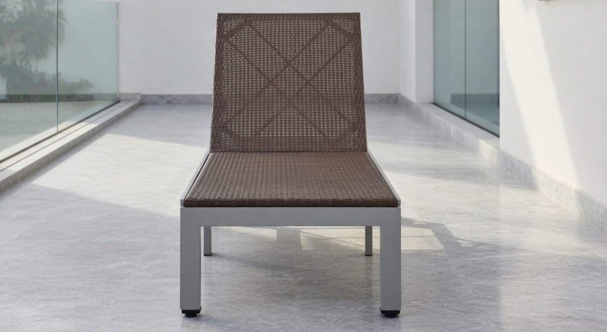 Luxueuze Poly Rattan Ligstoel Tuinbed Zonnebed Chaise Longue Verstelbaar – Bruin – Tuin & Balkon – Comfortabel & Duurzaam | MedahomeStore
