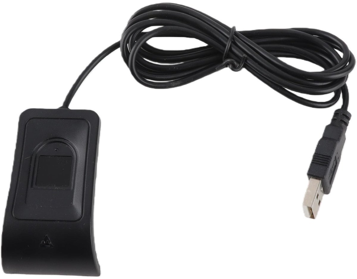 Dpofirs USB Vingerafdruklezer voor Windows 10 - 10 Vingers Capaciteit, Automatische Identificatie