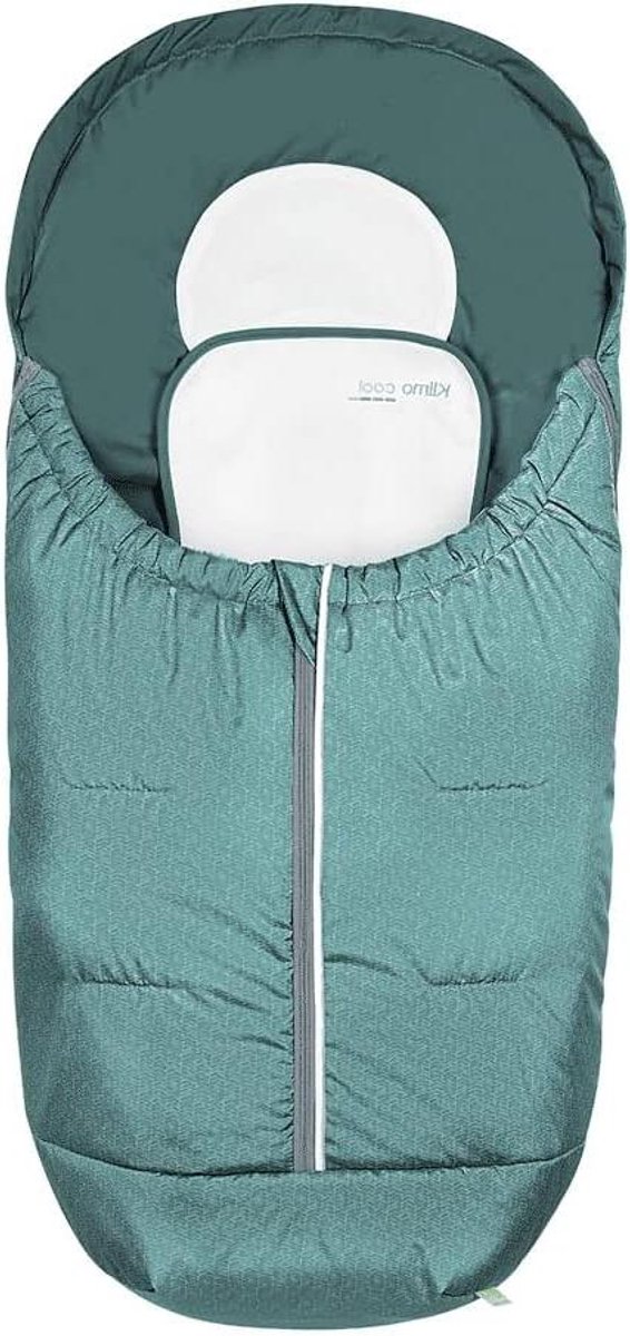 Zomervoetenzak Klimocool - Kinderwagenzak - Frisse Zomeravonden - Coolmax Vochtregulerend - 98x55 cm - Groen