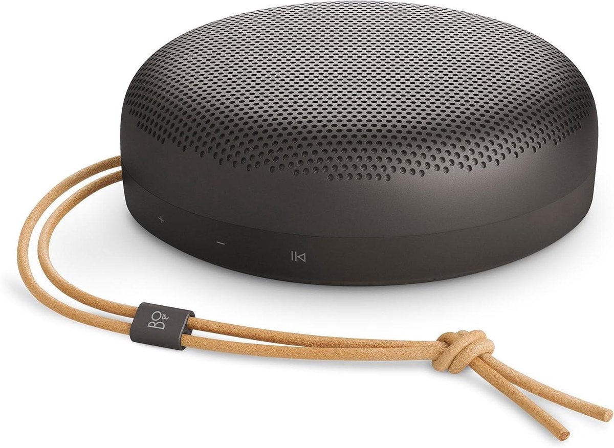 Draagbare Bluetooth Speaker - Kleine Speaker - Muziek Luisteren - 360 Graden Geluid - 8.25 cm - Warm Grijs