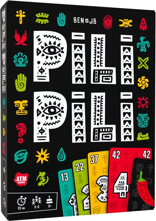 Pili Pili - Kaartspel – Partyspel – Hilarisch – Snel Spelverloop – Ideaal voor Feestjes