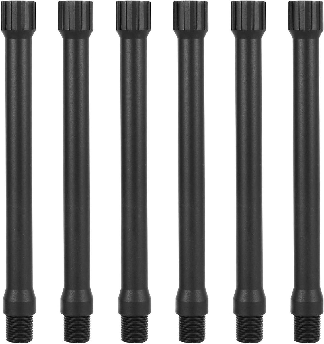 Sprinkler Verlengstukken - Verhogers Sproeiers - Planten Water Geven - Verstelbare Hoogte - 6 Stuks 25 cm - Zwart