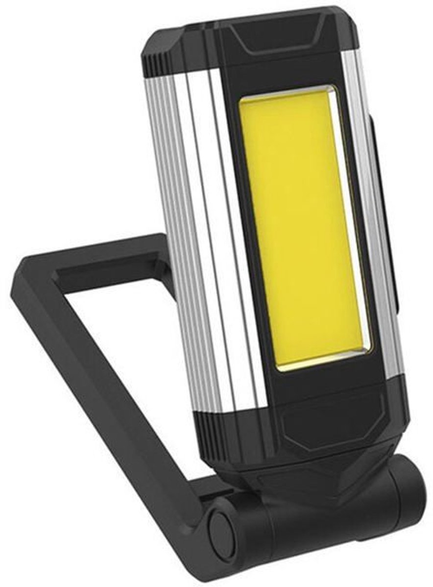Krachtige oplaadbare werklamp, LED-werkruimtelamp met magnetische voet, waterdichte zaklamp, 5 standen