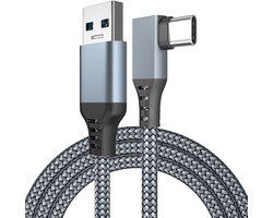 Geschikt voor Meta Oculus Quest 2/3 S VR Link-kabel, Quest3 seriële kabel, oplaadkabel - 5 meter