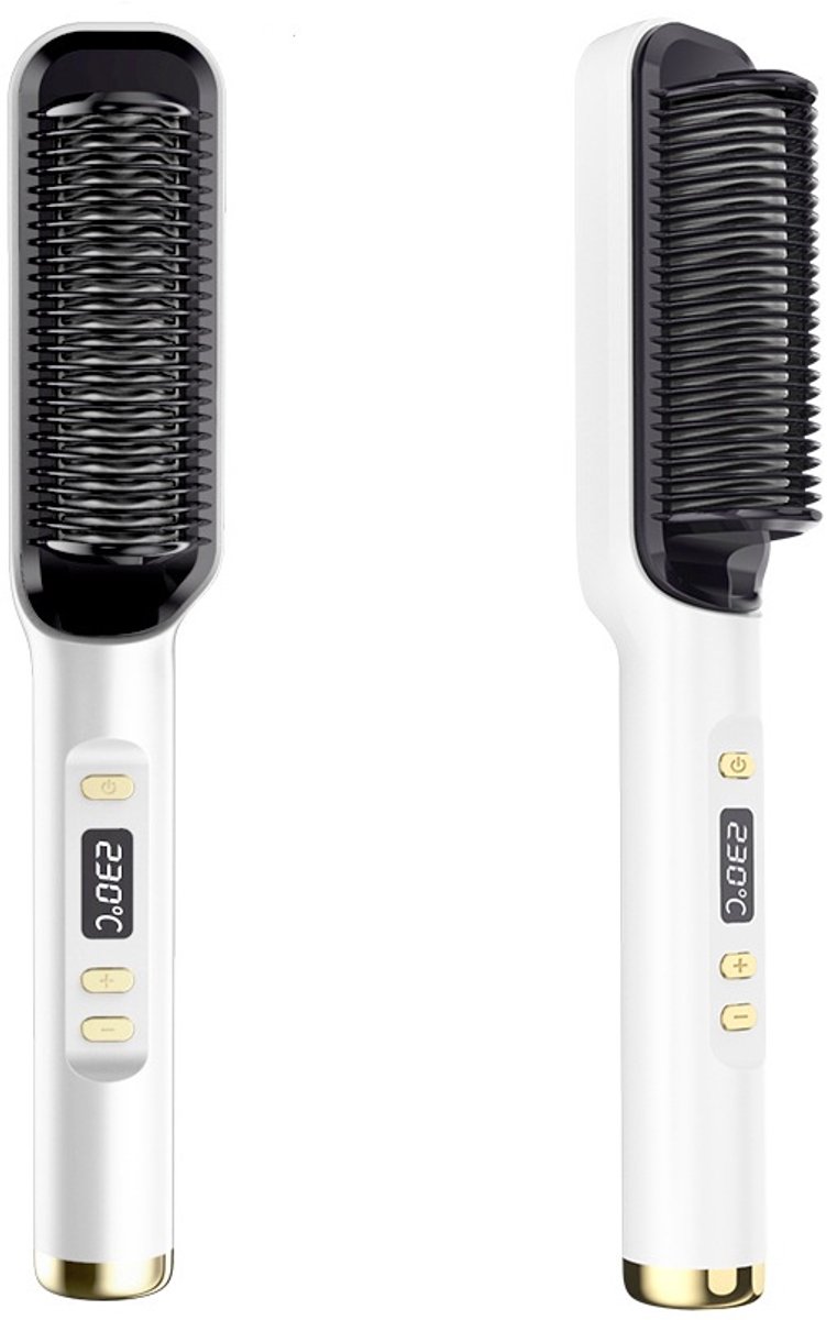 2‑in‑1 Elektrische Stijltang & Krultang – LCD‑Scherm – Nat‑Droog Gebruik – Keramisch – Professioneel Styling