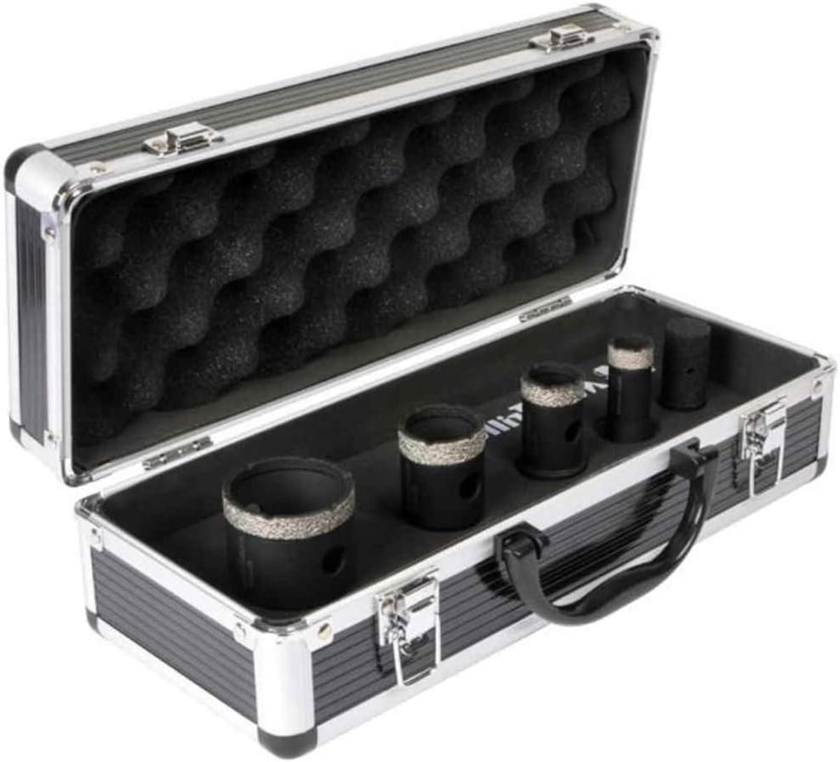 Montageset Frezen - Droogboorset - Tegels Snijden - Inclusief Koffer - 8-50 mm