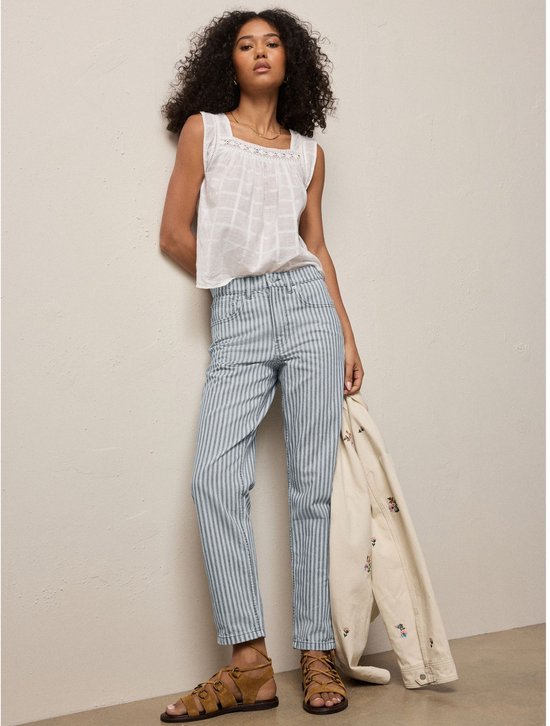 Next - Dames - Rechte Mom jeans - Tall - Grijs