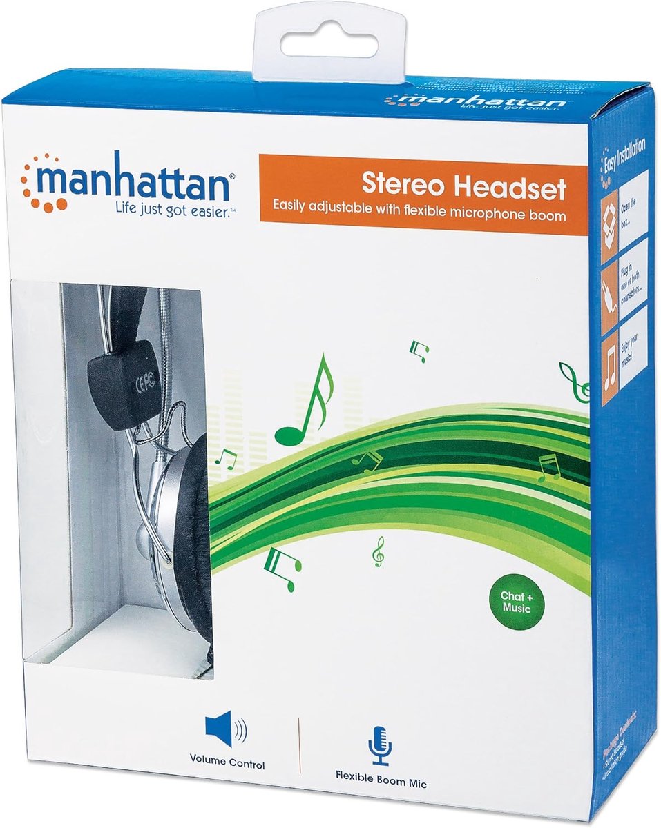Stereo Headset - PC Headset - Communicatie en Audio - Flexibele Microfoon - Verstelbare Hoofdband - Grijs