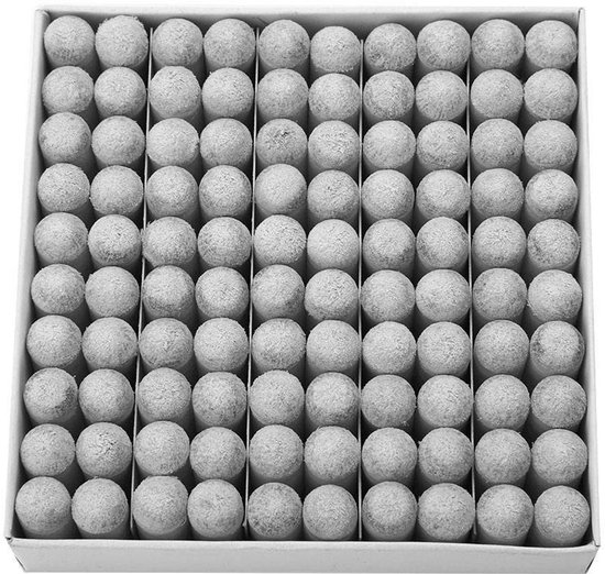 Dailygoody - 100Pcs Billiard Cue Tips - Vervangtips voor Biljartkeu - Hoogwaardige kunststof - 13mm - Duurzaam en breukbestendig - Geschikt voor snook van Merkloos — afbeelding 2