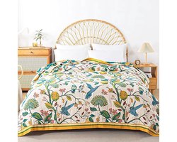 Boho sprei voor op bed – 100% katoen – ultrazacht