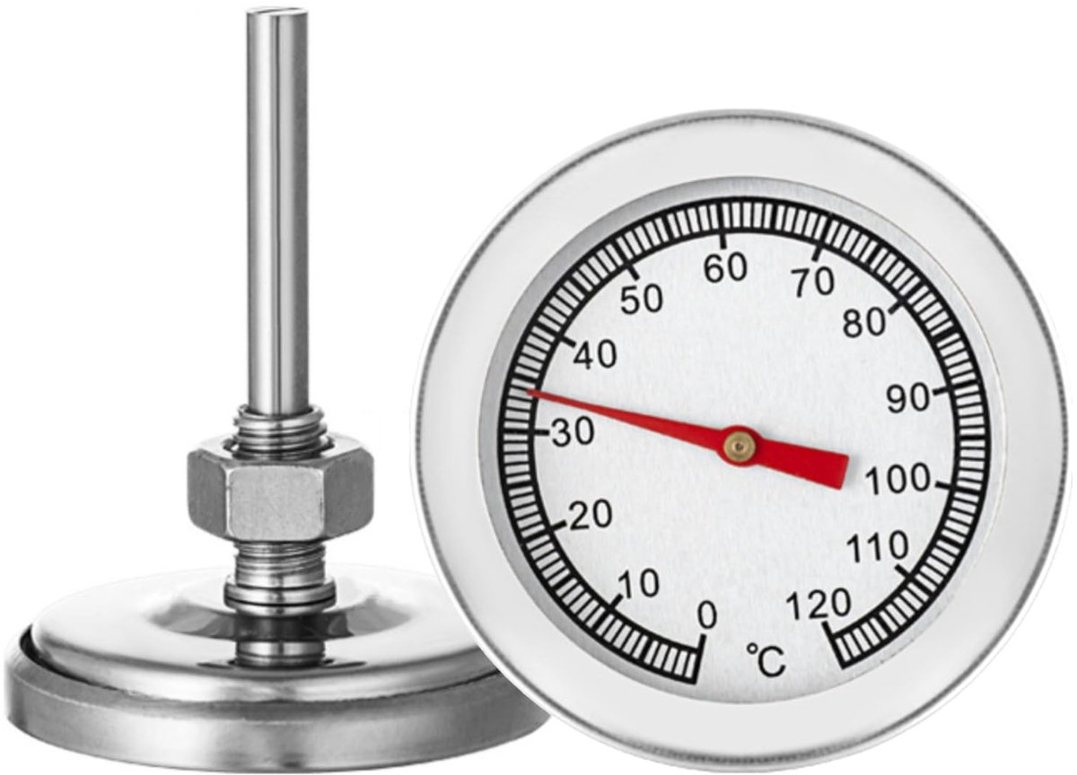 Dailygoods - BBQ Pizza Grill Thermometer - Digitale Vlees Thermometer - Precisie met een bereik tot 120 graden Celsius - Ideaal voor barbecueën - Perf