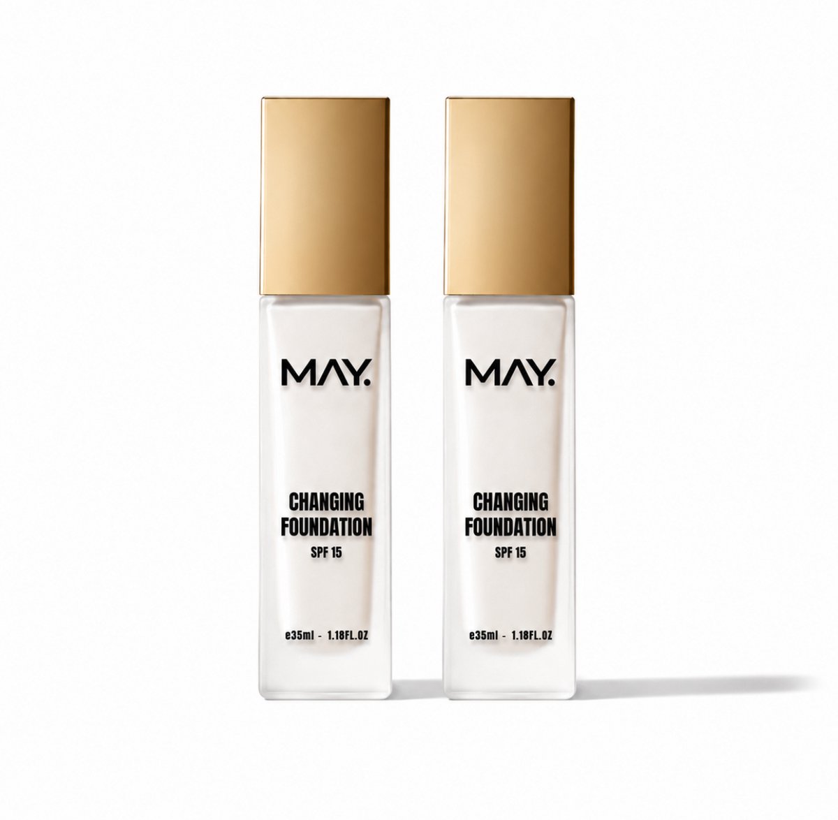 May Cosmetics - 2 x Changing Foundation - 35ml