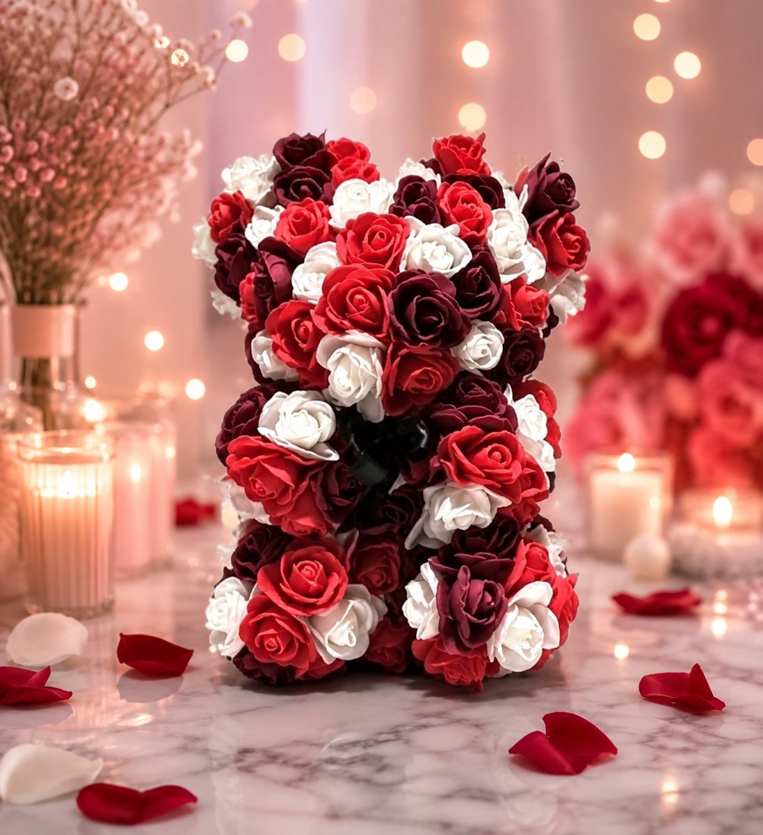 verjaardagscadeau vaderdag moederdag beterschap rozen valentijns - liefdes cadeau Love teddy beer valentijn cadeautje rozen love valentijn knuffel Cadeau Valentijnsdag, Valentijn, Huwelijk,romantisch, vrouw perfect cadeau voor valentijnsdag