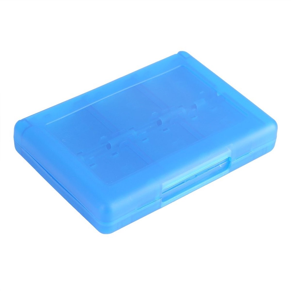 Dailygoods - Game Case - SD Kaart Houder - Compact en Functioneel - Blauw - Geschikt voor 3DS - 28 Kaarten Opbergen - Ideaal voor Gaming