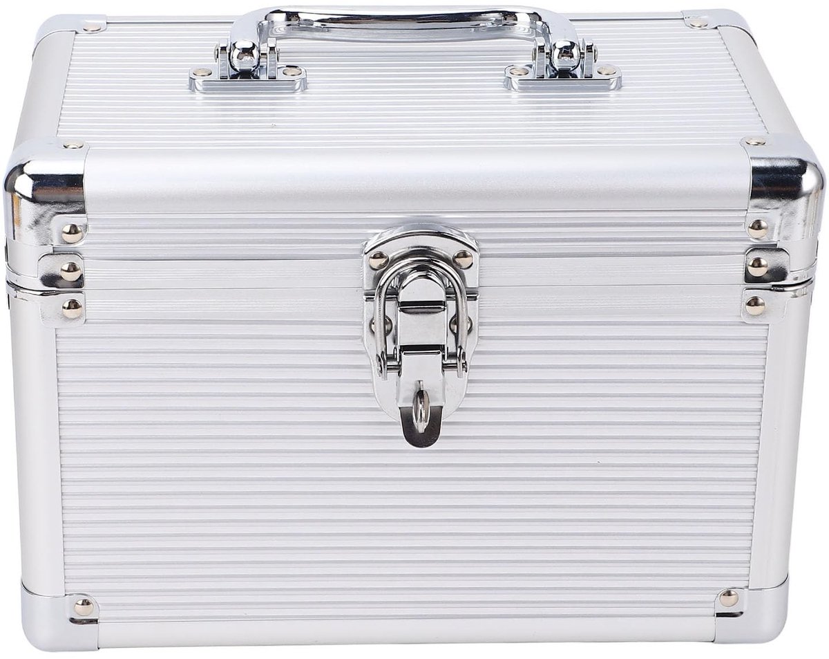 Dailygoods - CD/DVD Opslagdoos - 6 Slots - Voor Organisatie en Bescherming - Compact Formaat - Ideaal voor Media - Perfect voor Huis of Kantoor - Opbe