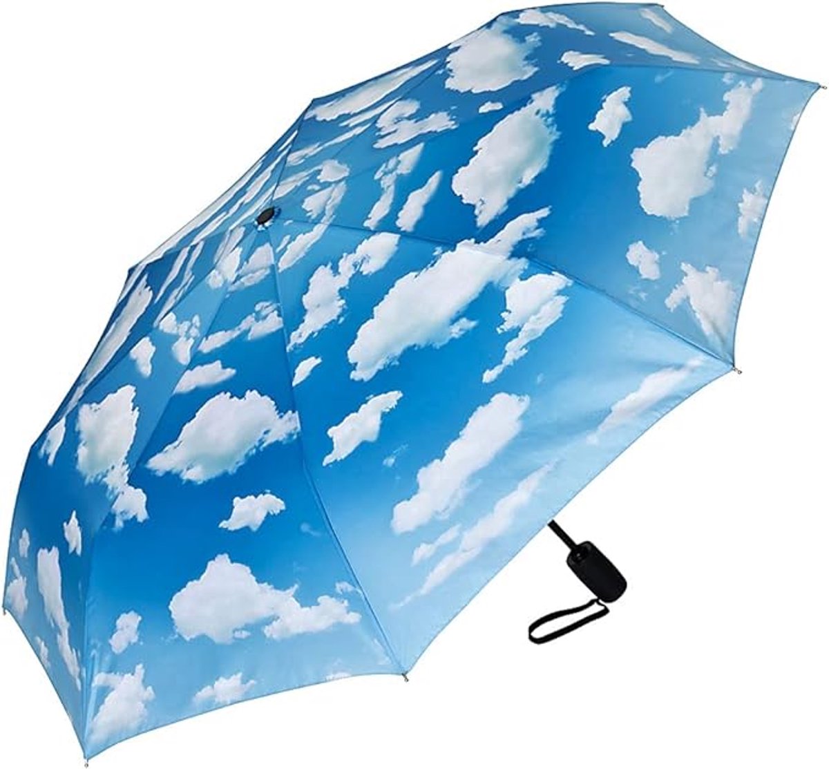 Automatisch Zakparaplu - Mini Paraplu - Reisparaplu Klein - Compacte Paraplu - Opvouwbaar - Windbestendig - Lichtgewicht - Blauwe Lucht - van Imperatoris