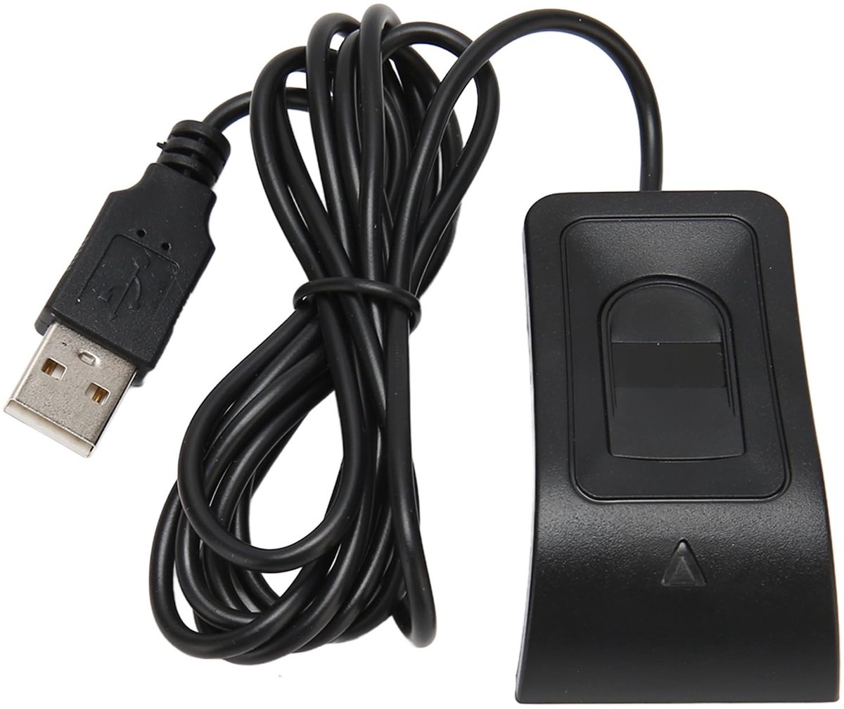 Dailygoods - USB-vingerafdruklezer - Vingerafdrukscanner - Toegangscontrole - Compact formaat - Vingerafdrukaanwezigheid - Geschikt voor 10 of hoger -