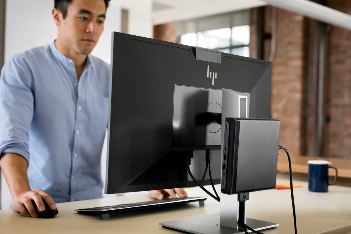 HP EliteDesk 800 G6 Desktop Mini PC Intel® Core™ i5 i5-10500T 8 GB DDR4-SDRAM 500 GB HDD Windows 11 Pro Zwart thumbnail 3