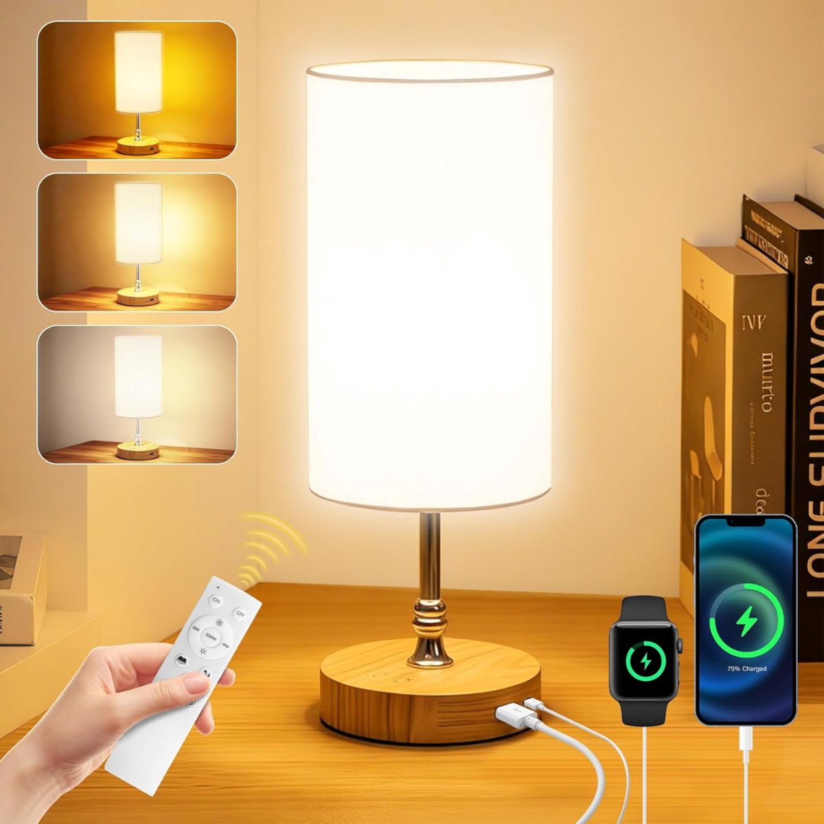 HEZIVO® Lichttherapie Lamp - Daglichtlamp - Lichttherapie Lamp - 3 Kleurtemperaturen - Dimbaar en Timer-10.000 lux