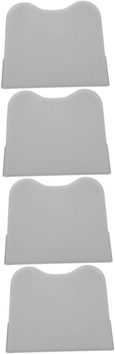 Hond Toilet Accessoires - Huisdier Toilet - Zindelijkheidstraining Honden - Spatbescherming Ontwerp - 205 x 16 x 45 cm - Lichtgrijs