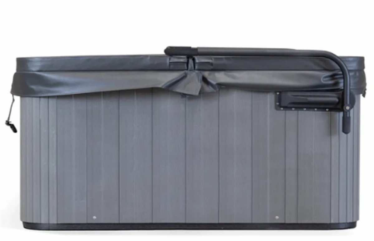 W’eau Universele Coverlift voor Spa & Jacuzzi - Handmatig Bedienbaar - Verlengt Levensduur Cover - Hoogwaardig Aluminium - Zwart - Eenvoudige Montage