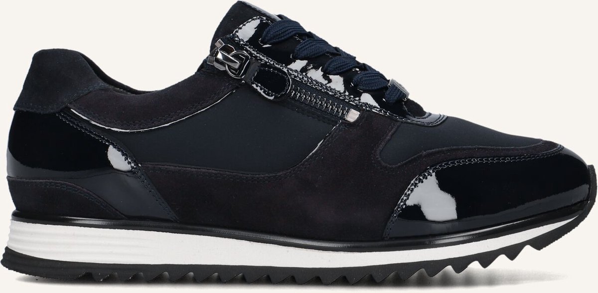 Hassia 302035 Sneakers - Suède - Dames - Blauw - Maat 37,5