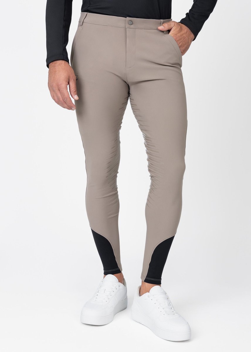 Maximilian Vector rijbroek Full Grip Heren XS Taupe