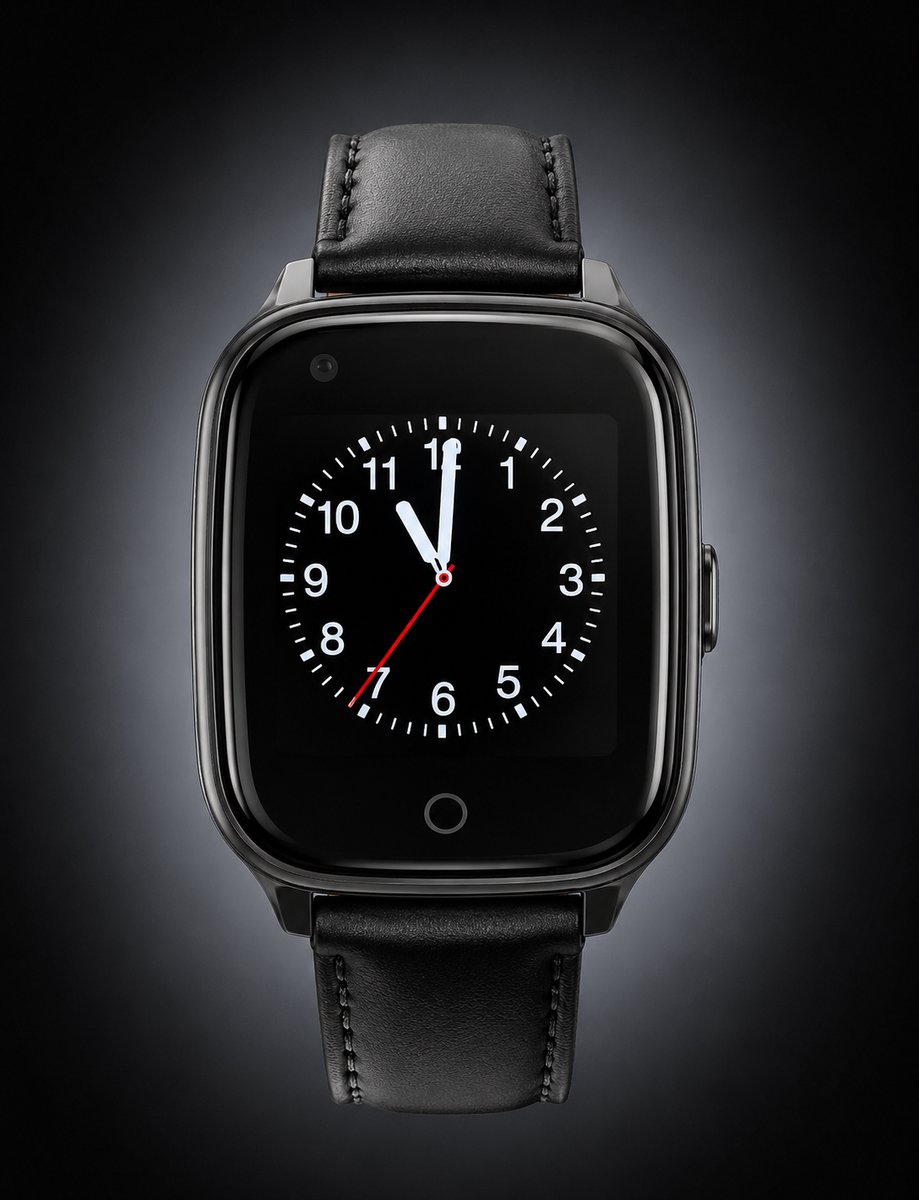 Bol.com WatchToCare Classic - GPS Tracker - GPS Horloge Ouderen - Alarm Horloge - SOS Horloge - Valdetectie - Alzheimer - Dement... aanbieding