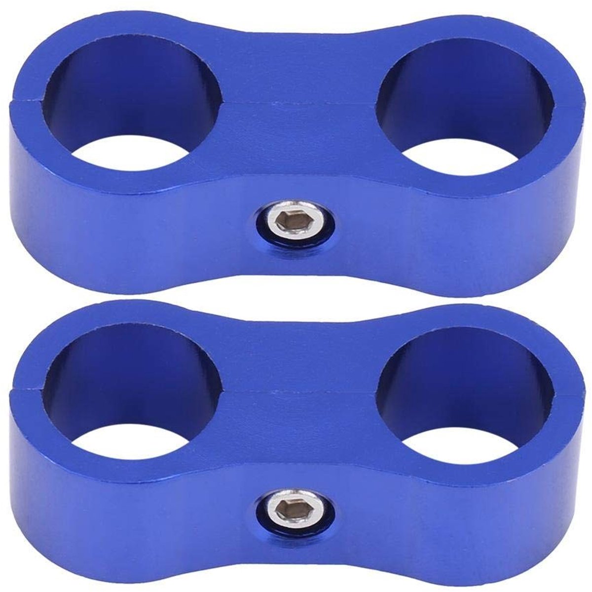Jhubersproducts - AN6 slang - Universele adapter - Hoogwaardige aluminium - Blauw - Braid hose - Lichtgewicht en betrouwbaar - Geschikt voor diverse t