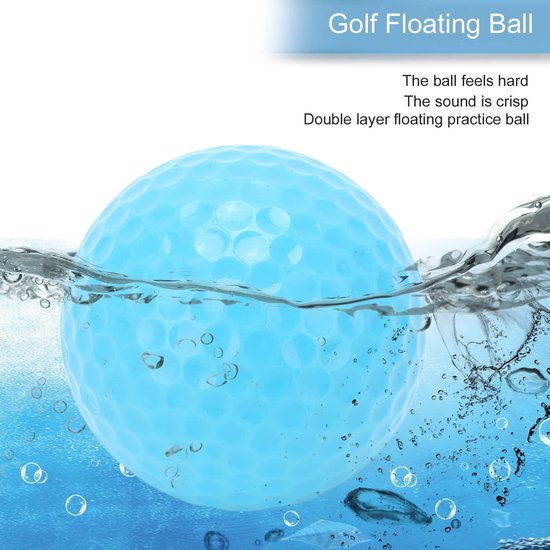Jhubersproducts - drijvende golfballen - golfoefenballen - ideaal voor watertraining - lichtblauw - buitensport - drijvende golfballen - geschikt voor van Jhubersproducts — afbeelding 4