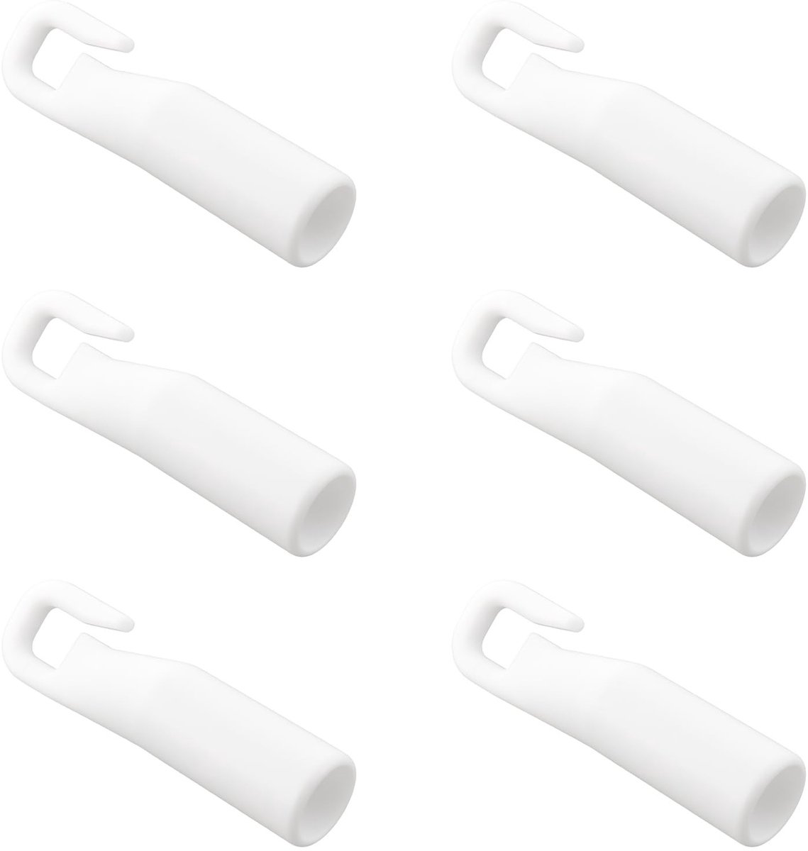 Jhubersproducts - Verticale Blind Haken - Vervangende Tips - Slijtvast Materiaal - 50mm Hangers - Voor Thuiskantoor - Geschikt voor Gordijn Track Syst