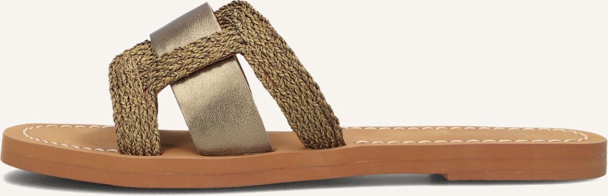 LINA LOCCHI Met Koord Slipper Slippers - Dames - Groen - Maat 38