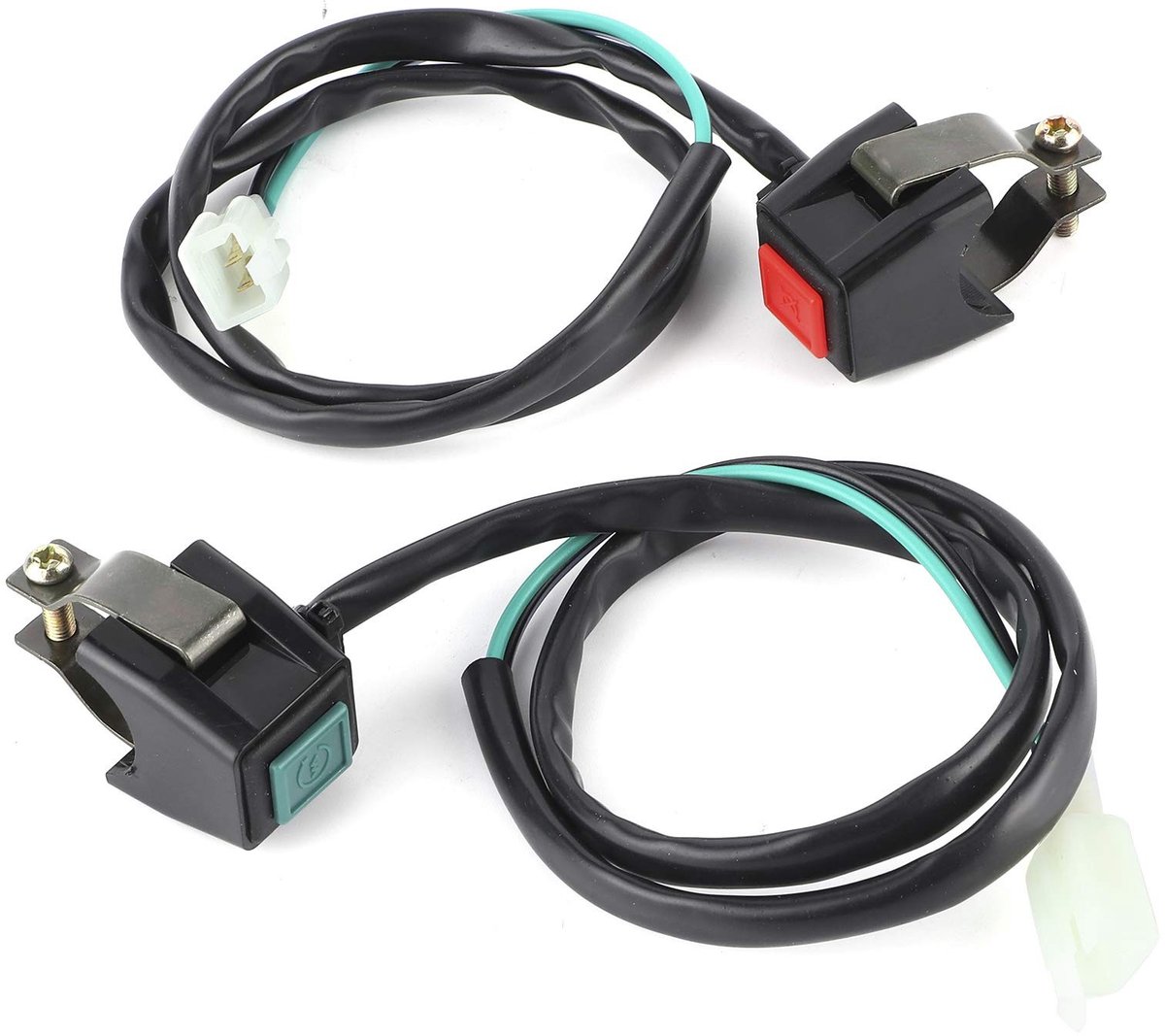 Motorfiets Startknop met Handlebar Double Button 22mm - Geschikt voor ATV en Fietsen