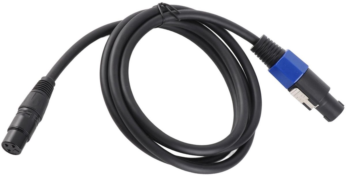 SpeakOn naar XLR Male Kabel - Professionele Microfoon Verlengkabel 6ft