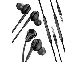 Zeynomax - Bedrade Hoofdtelefoon - 3,5 mm Jack - Hoogwaardige Geluidskwaliteit - In-Ear - Draagbaar - Microfoon Inclusief - Geschikt voor Telefoon e..