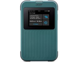 Acer Connect M4 - Portable Mifi Router - Mobiele Hotspot - 5G - WiFi 6 - Dual-band - SIM - eSIM - Virtual SIM - inclusief 20 GB - tot 16 apparaten - ideaal voor onderweg of op de camping