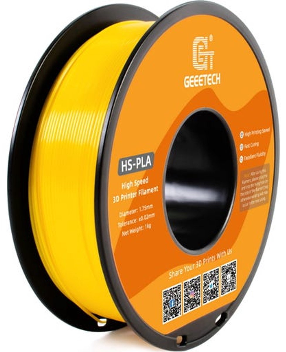 Geeetech - PLA HS Yellow (1.75mm - 1kg)