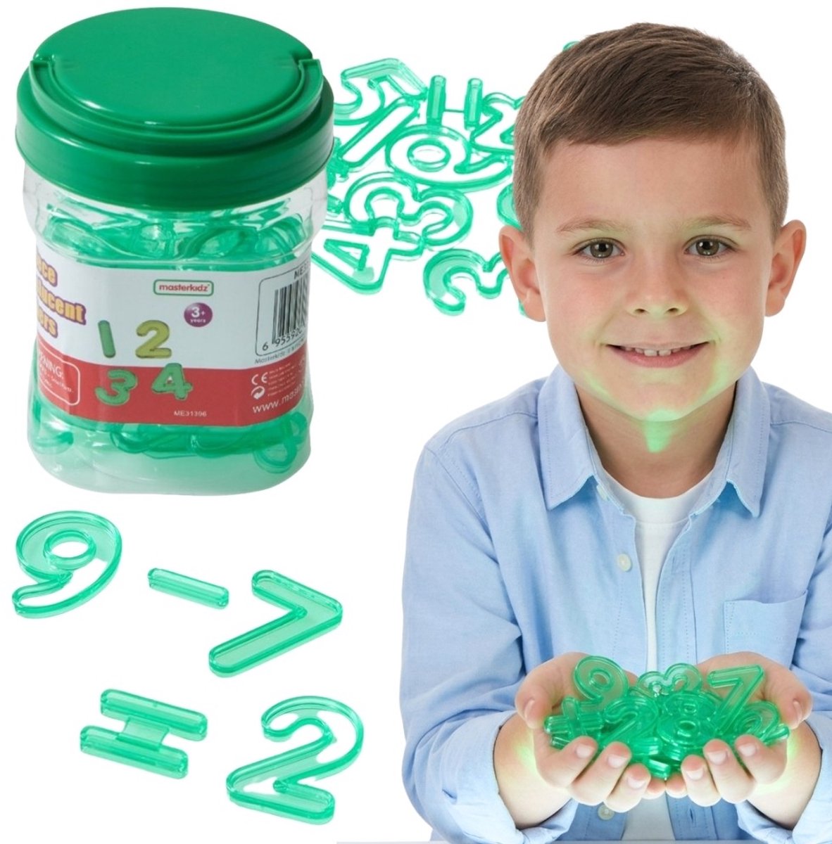 Masterkidz transparante cijfers – wiskunde op het lichtpaneel - UNI
