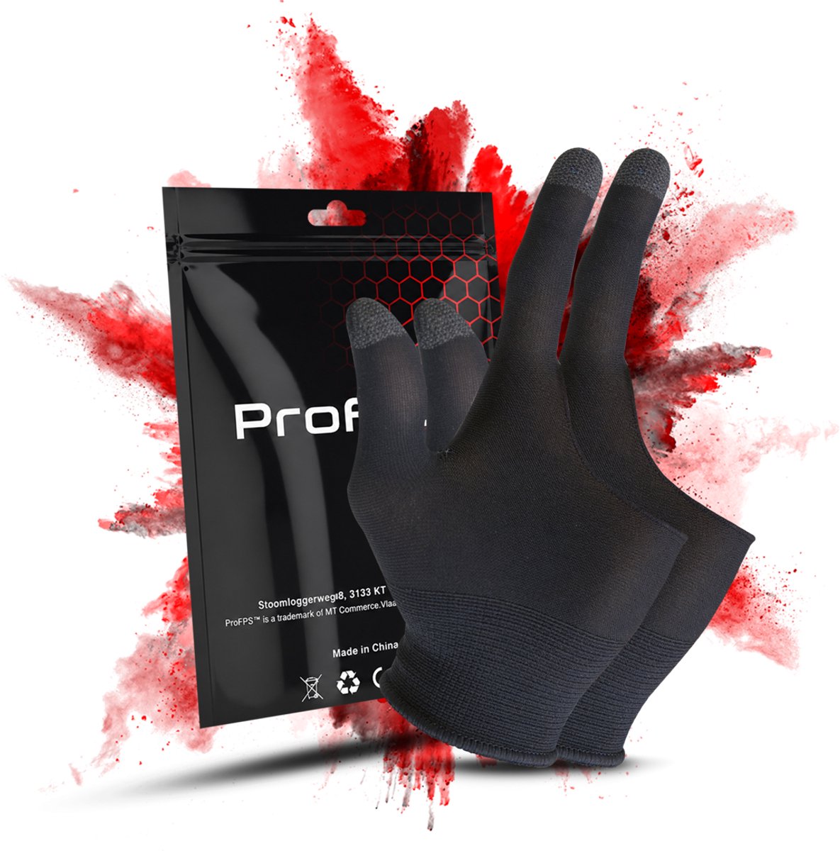 ProFPS Gaming Finger Gloves – 2x – Touchscreen Handschoenen – Anti Zweet