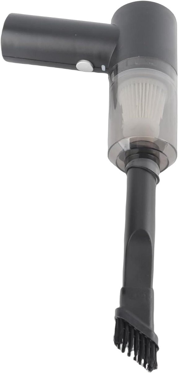 Draagbare Stofzuiger - Handreiniger - Desktop Schoonmaken - Ingebouwd LED-licht - 18x17x7 cm - Wit