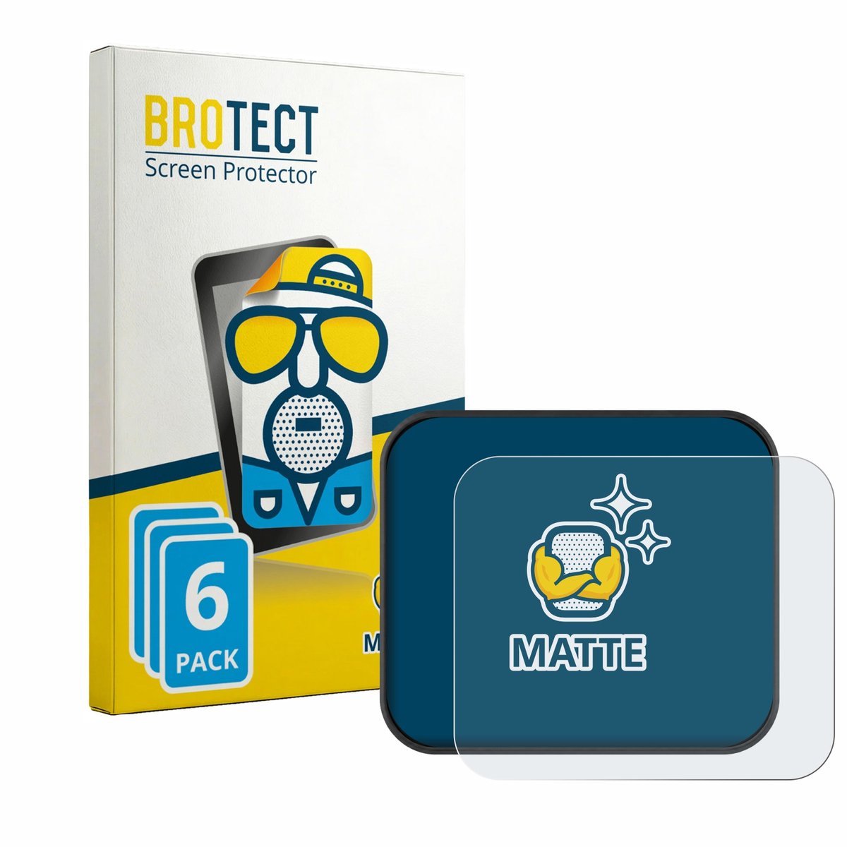 BROTECT - Screenprotector voor Saphe T - Folie Beschermfolie matte 6 Stuks